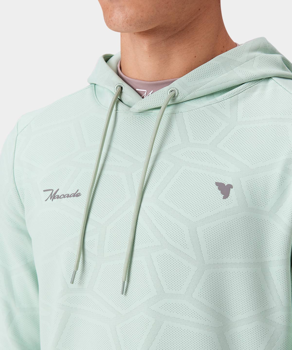 Mint Crossover Tech Hoodie Macade Golf