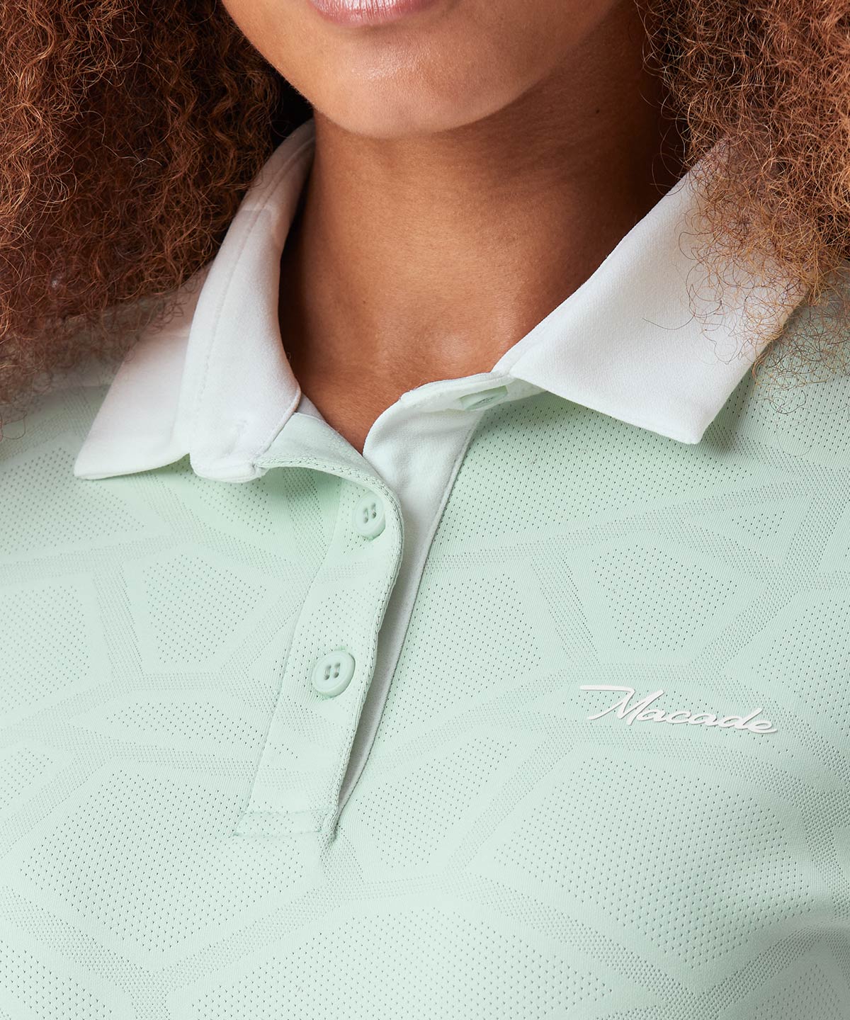 Mint Tech Relaxed Polo Shirt Macade Golf