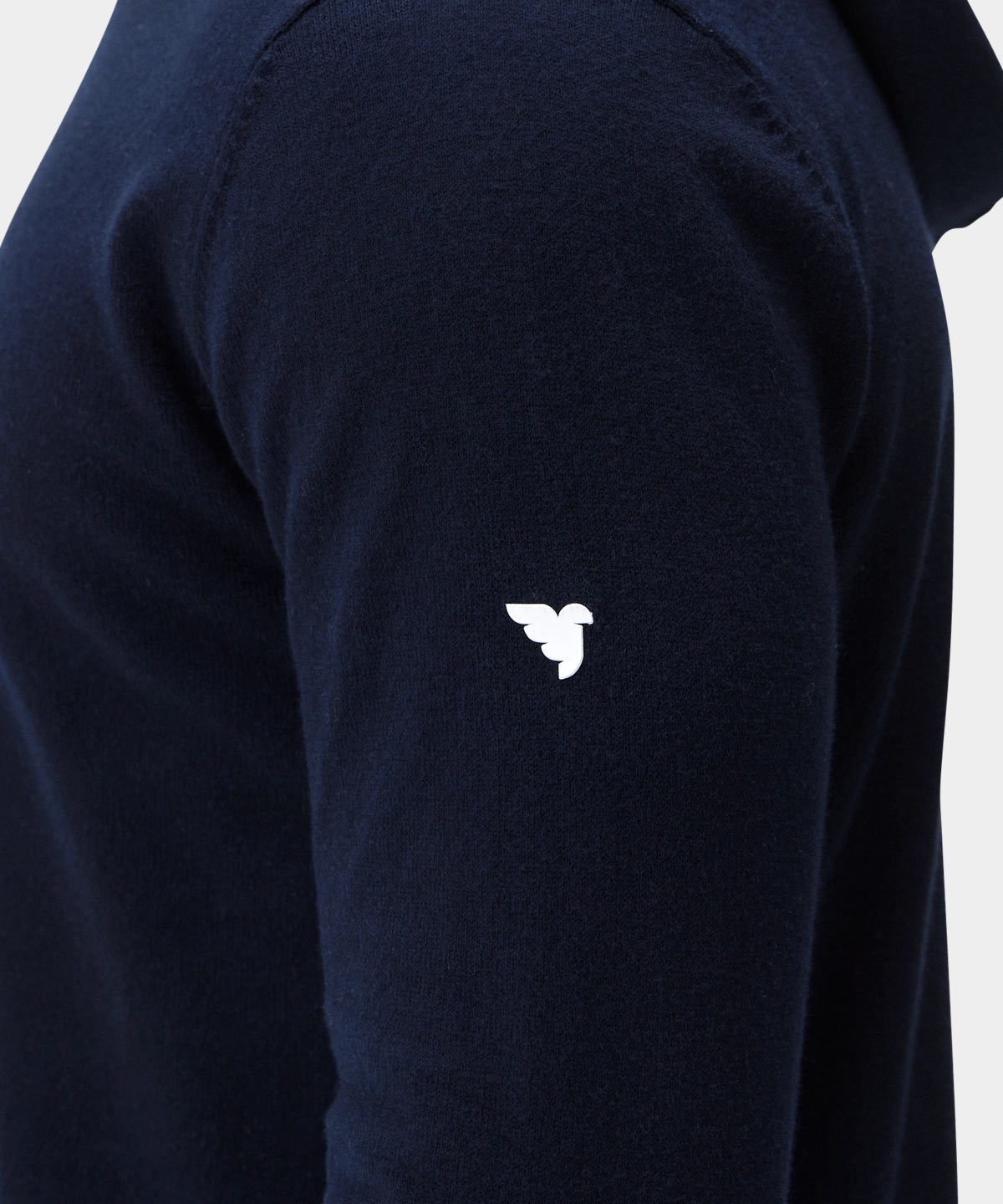 Navy Tech Knit Hoodie Macade Golf