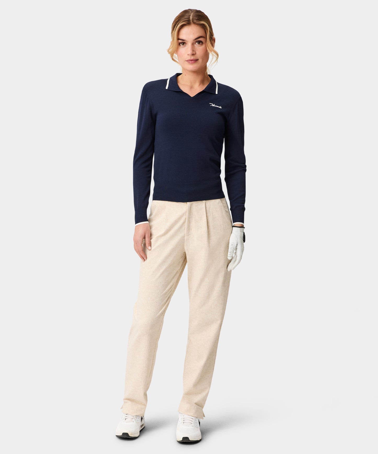 Nola Pleated Trousers - Sand