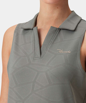 Olive Tech Sleeveless Shirt Macade Golf