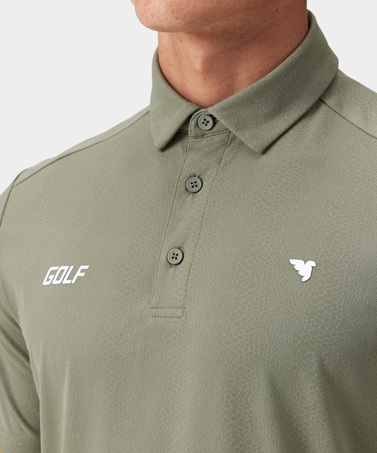 Nevis Olive Performance Shirt Macade Golf