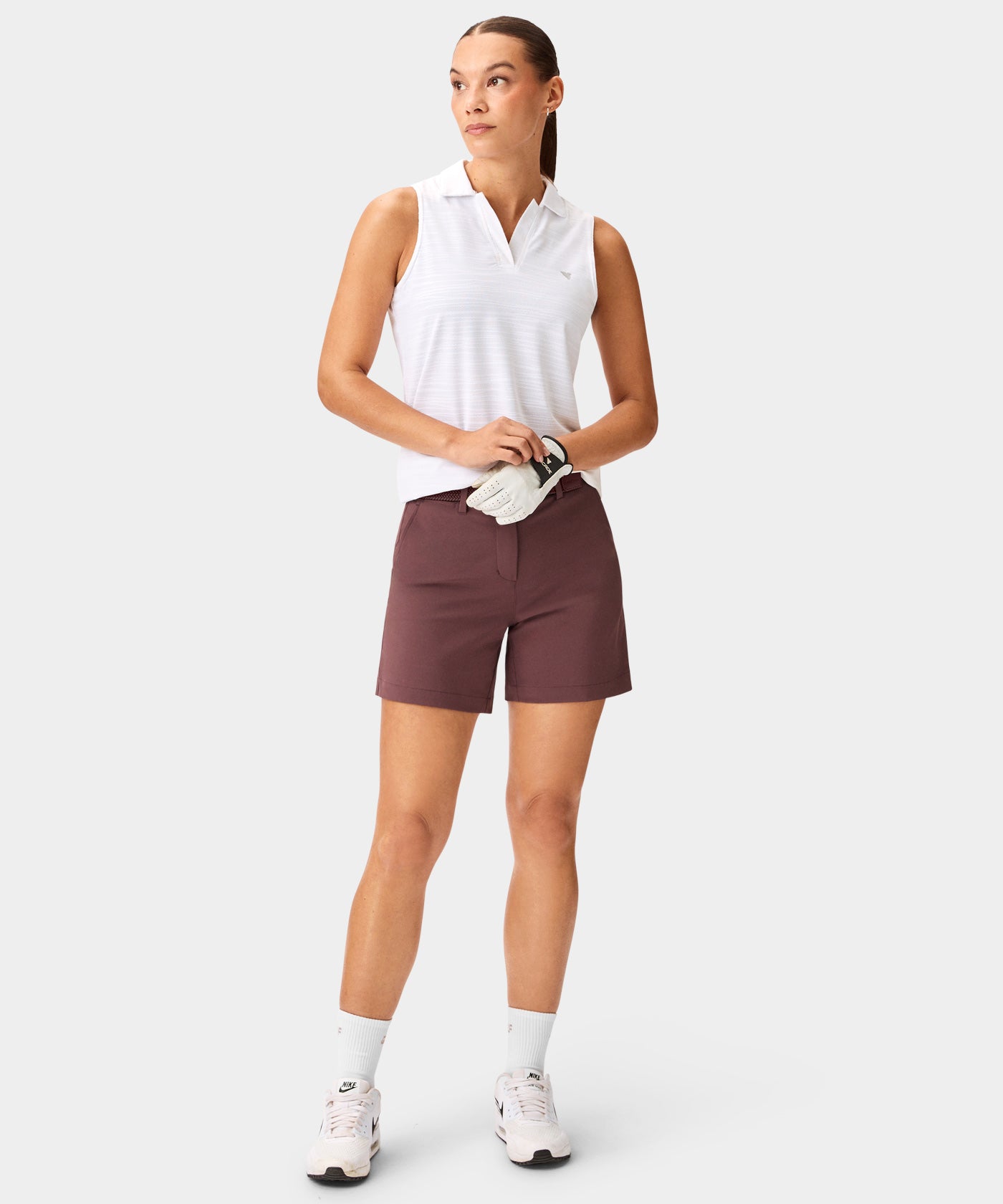 Paige Sleeveless Shirt - White