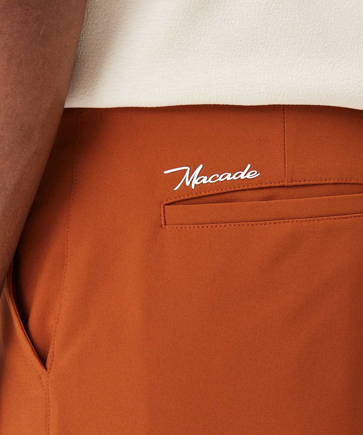 Rust Four-Way Stretch Shorts