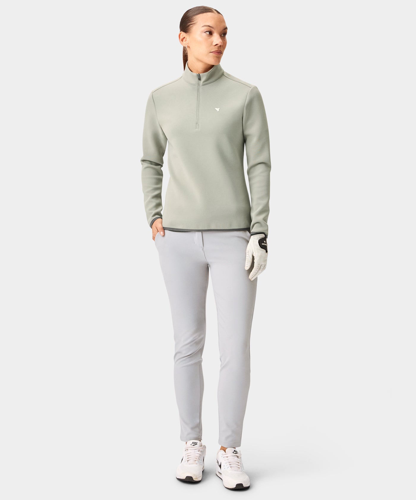 Jade Green Therma Quarter Zip