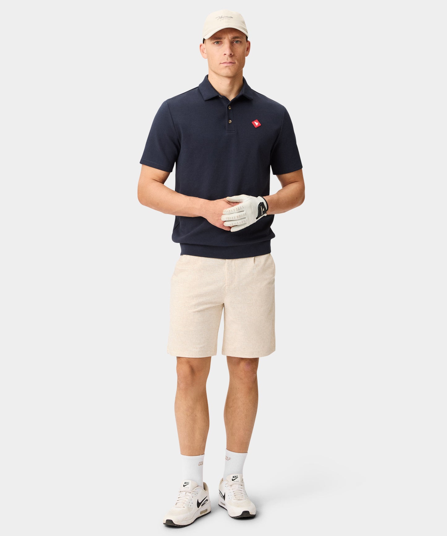 Ridgeweave Pleated Shorts - Sand