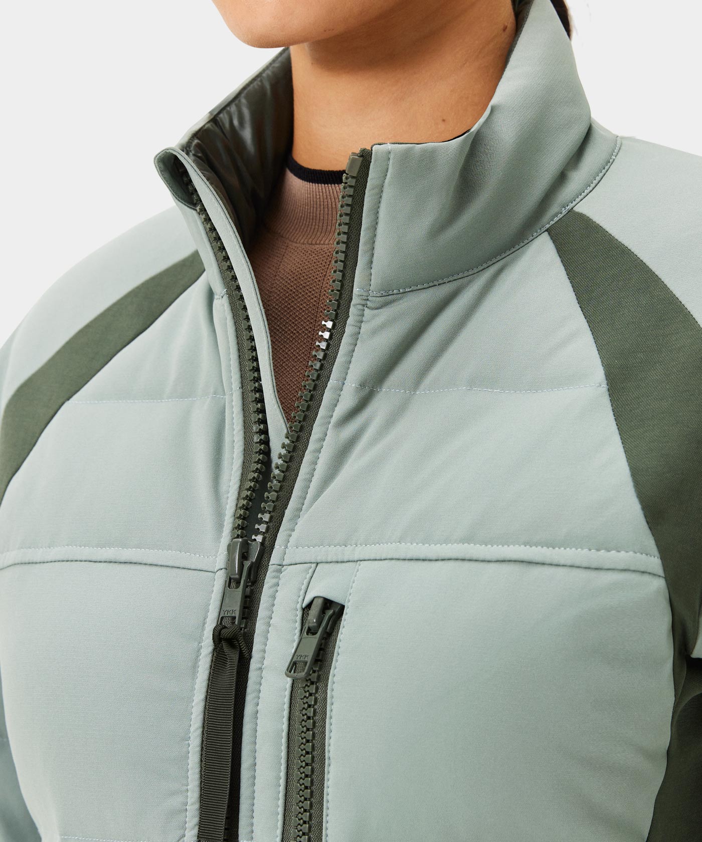 Teal Padded Core Tech Jacket