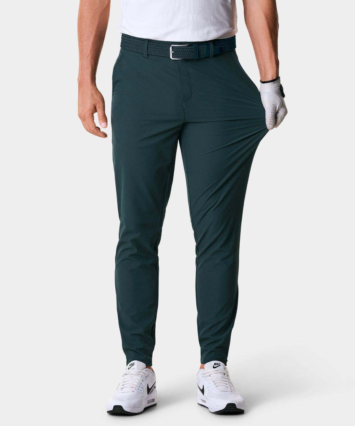 Teal Four-Way Stretch Jogger