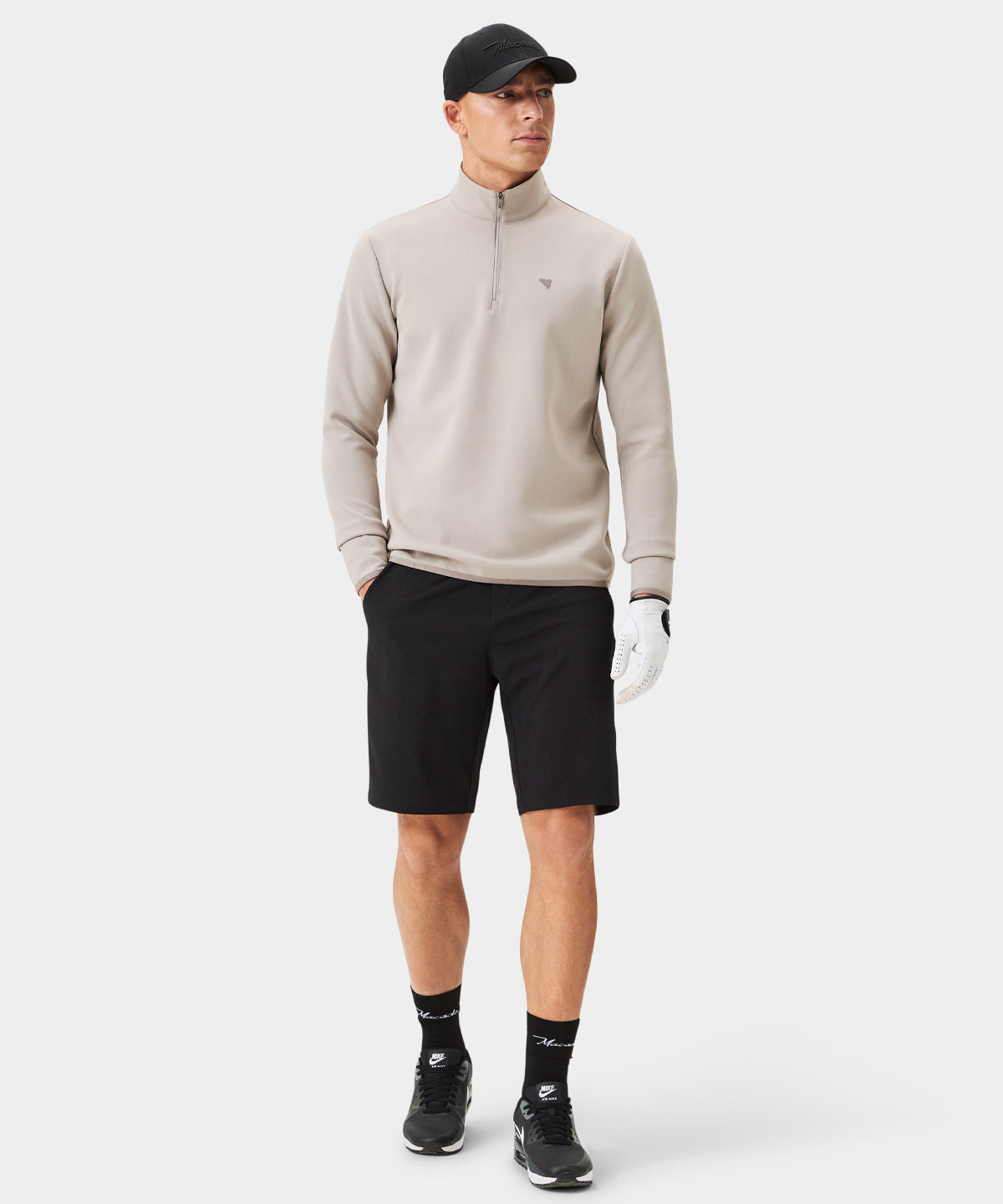 Taupe Therma Quarter Zip