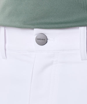 Travis White Stretch Trouser Macadegolf