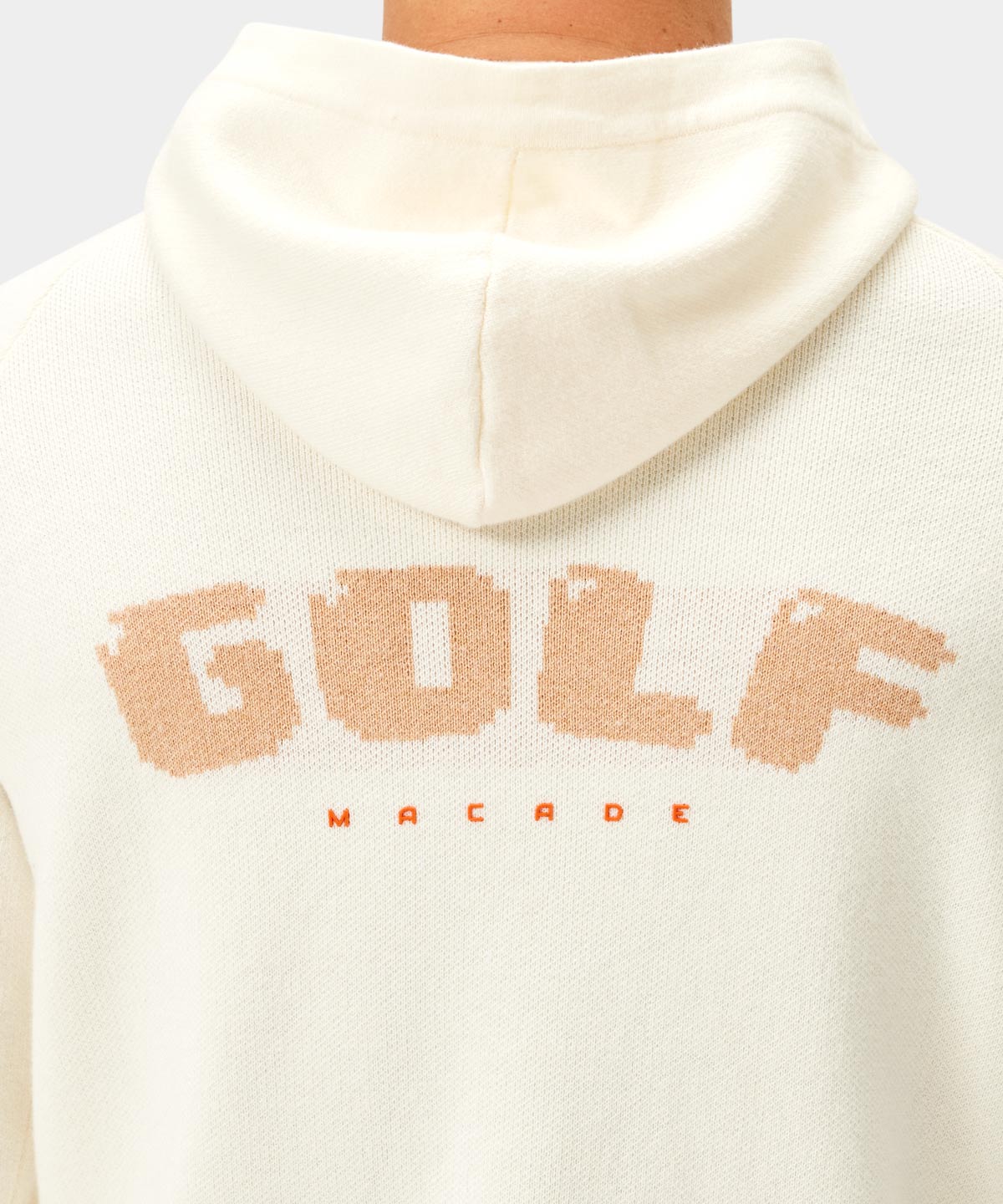 White Golf Crossover Hoodie Macade Golf