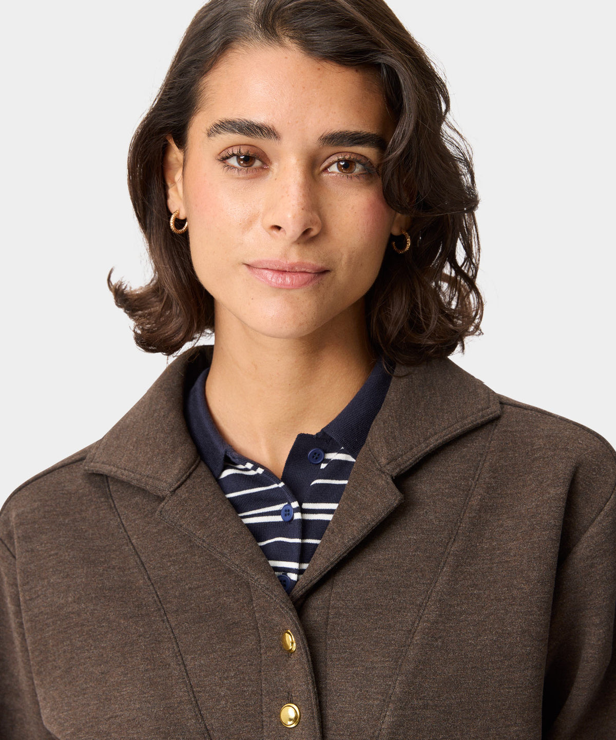Penny Wool Sweatshirt - Brown
