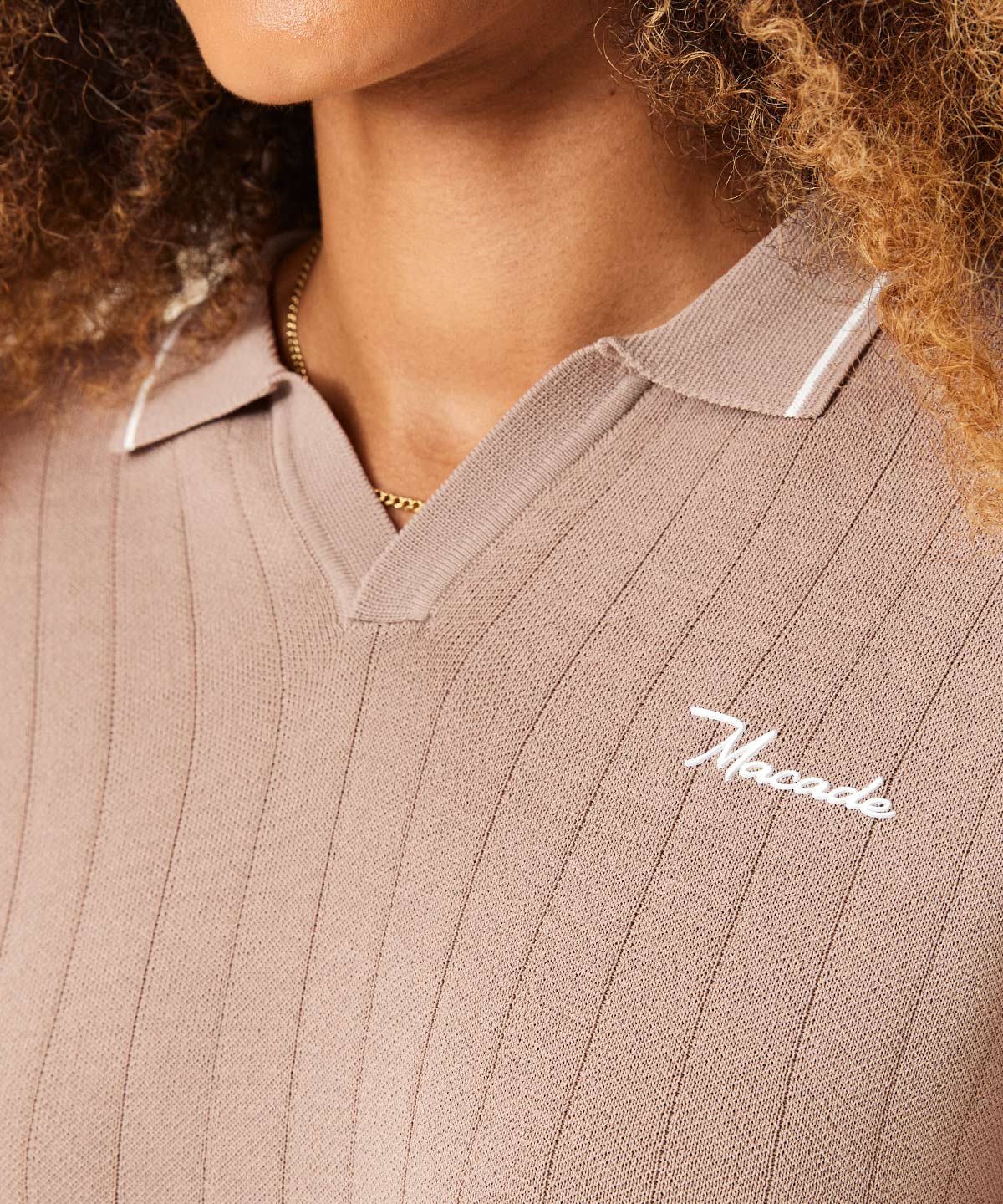 Sand Range Knit Shirt Macade Golf