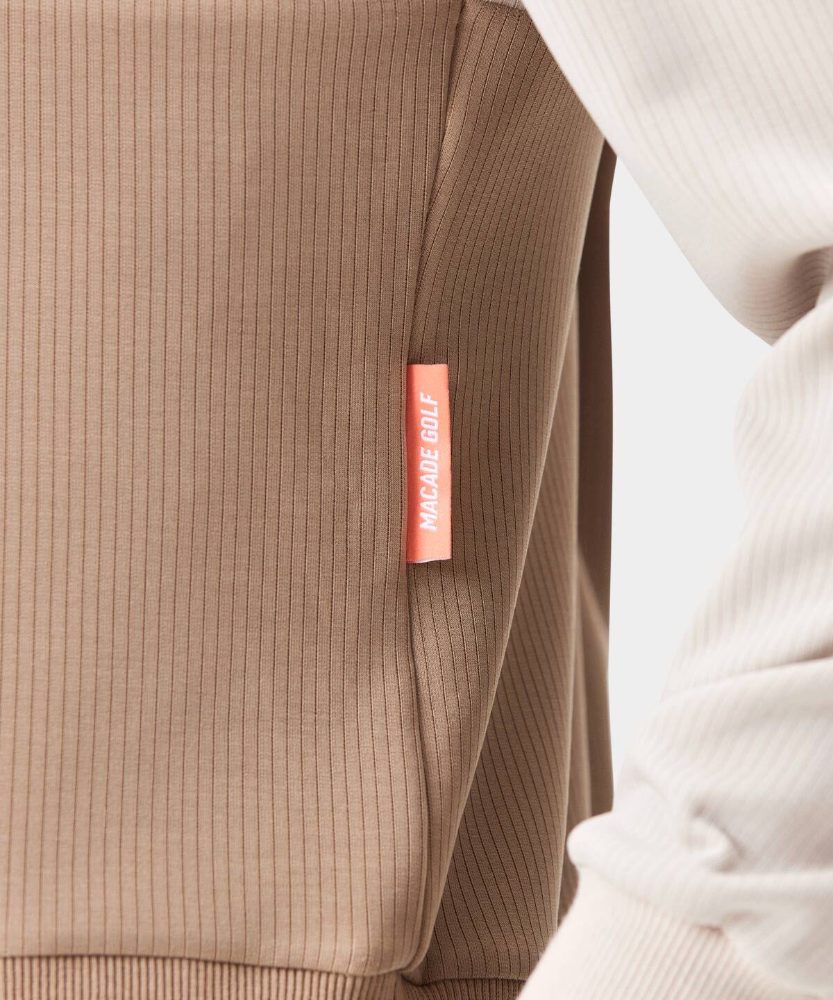 Tan Tech Range Zip Sweater