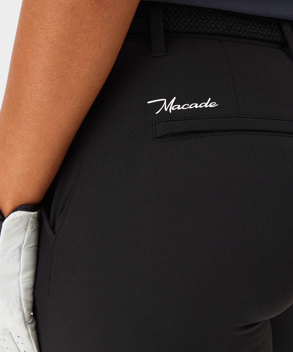 Black Four-Way Stretch Jogger Macade Golf