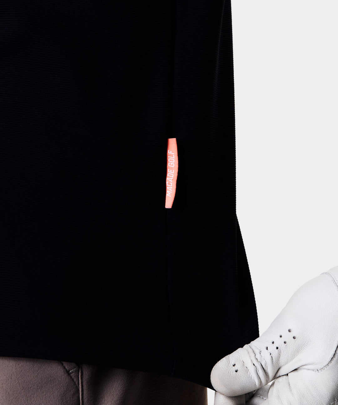 Heath Black Mock Tee Macade Golf