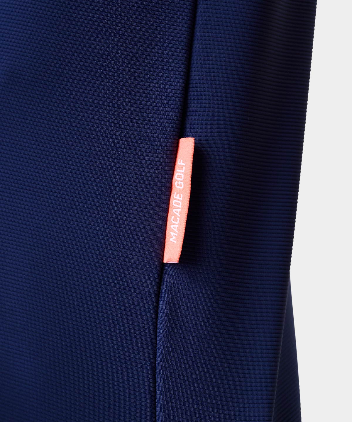 Heath Spruce Blue Mock Tee Macade Golf