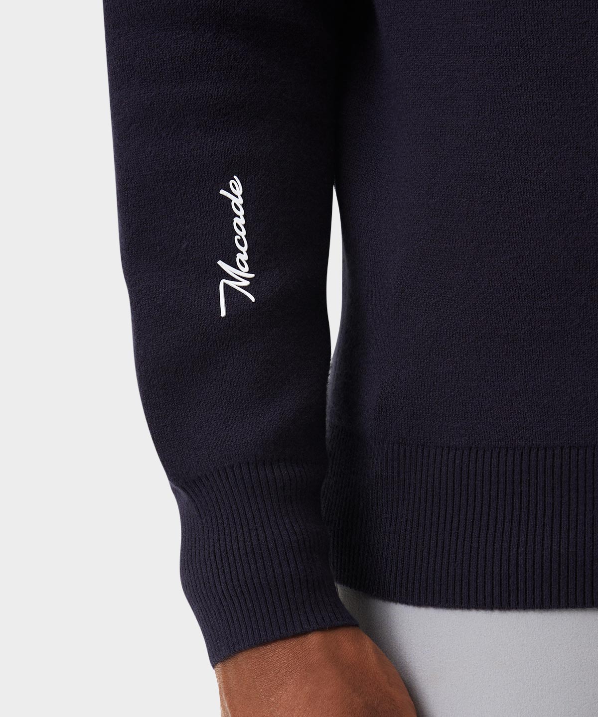 Dark Blue TX Knit Crewneck Macade Golf