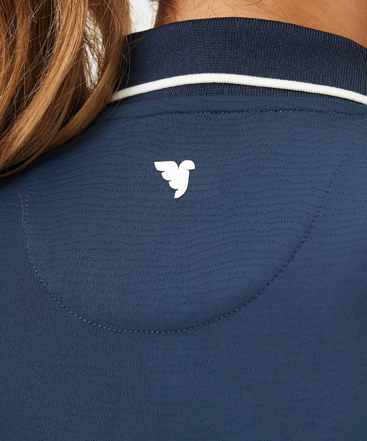 Dark Blue Tech Zip Shirt Macade Golf