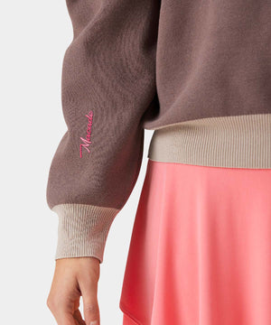 Taupe Oversized Knit Pullover Macade Golf