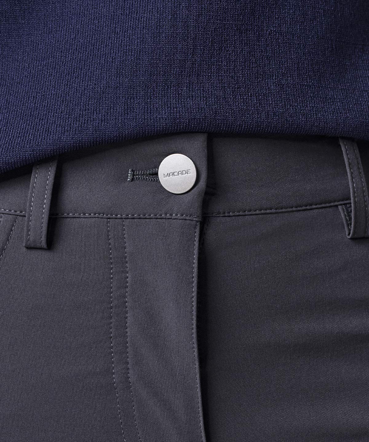 Cara Dark Grey Lightweight Trouser Macade Golf