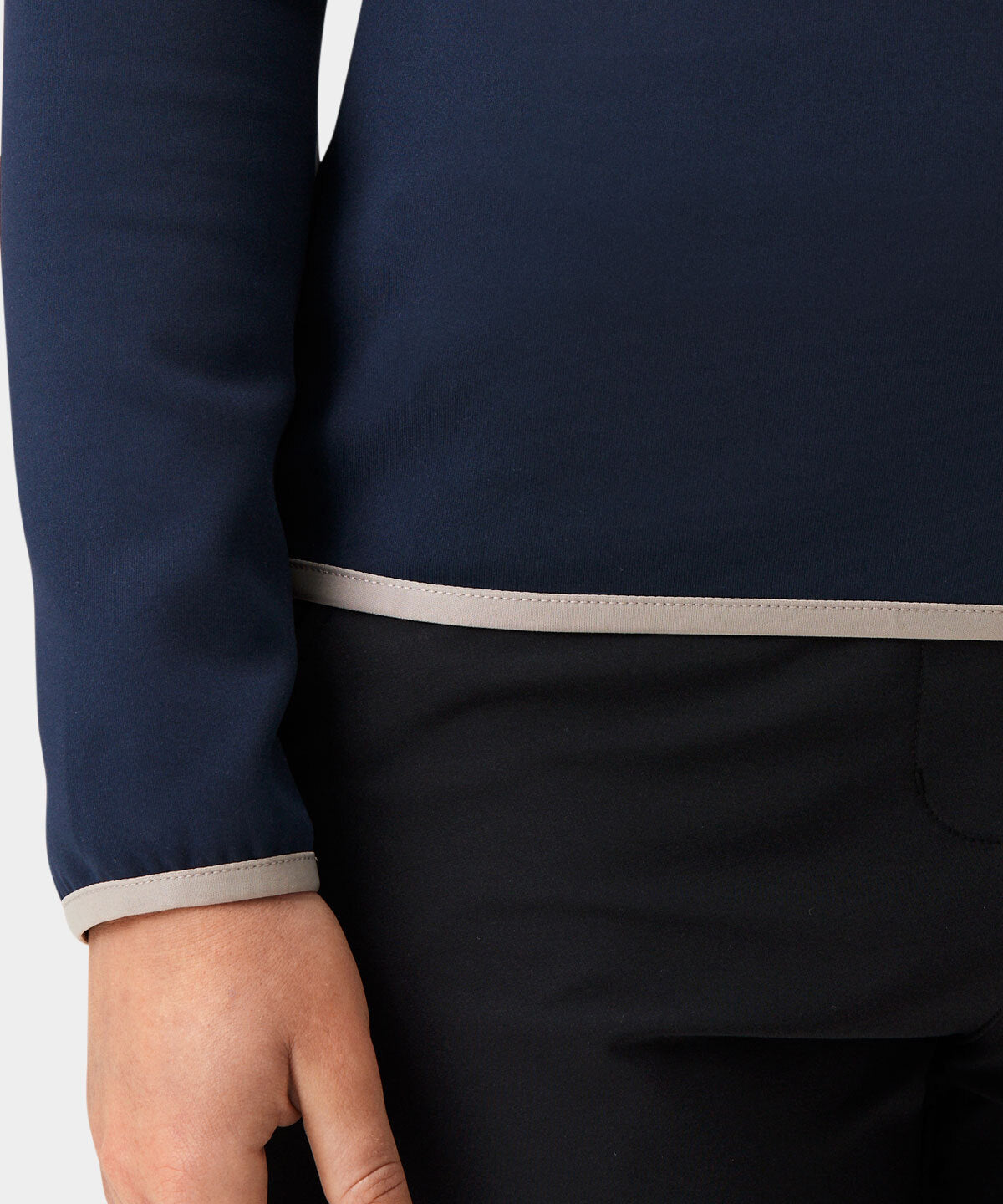 Dark Blue Therma Quarter Zip Macade Golf