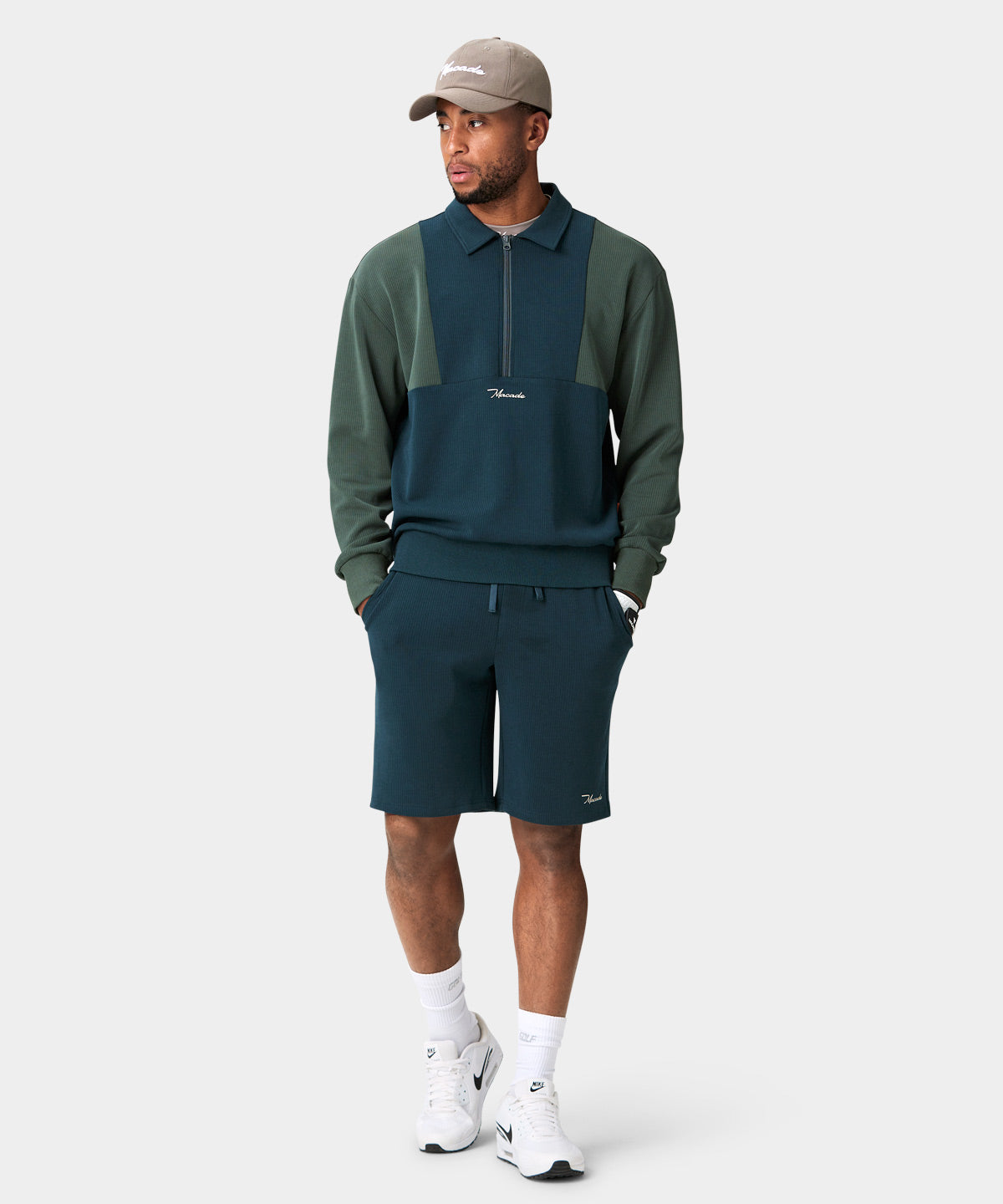 Green Tech Range Zip Sweater