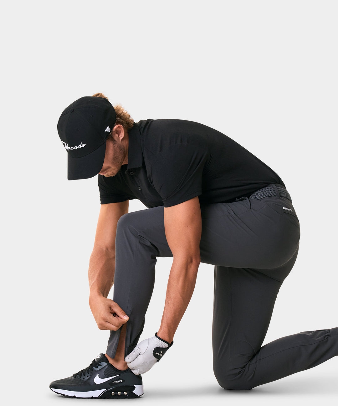 Dark Grey Four-Way Stretch Jogger Macade Golf