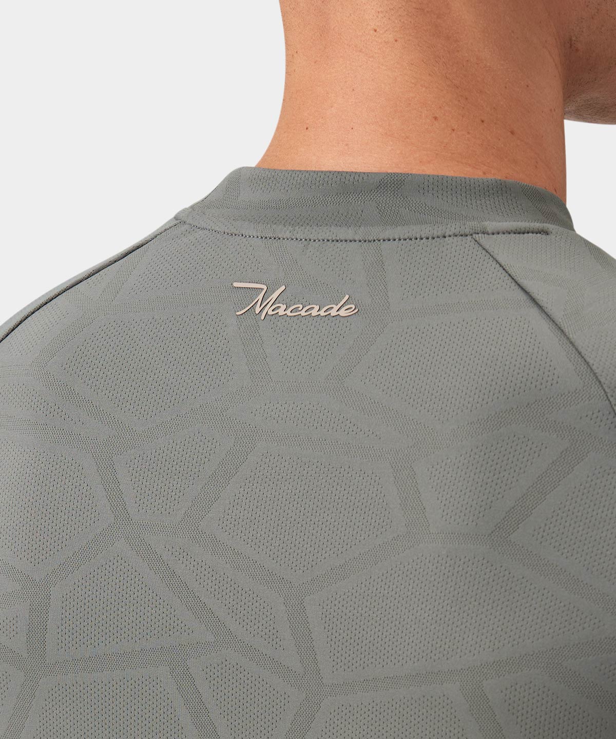 Olive Low Mock Tech Tee Macade Golf