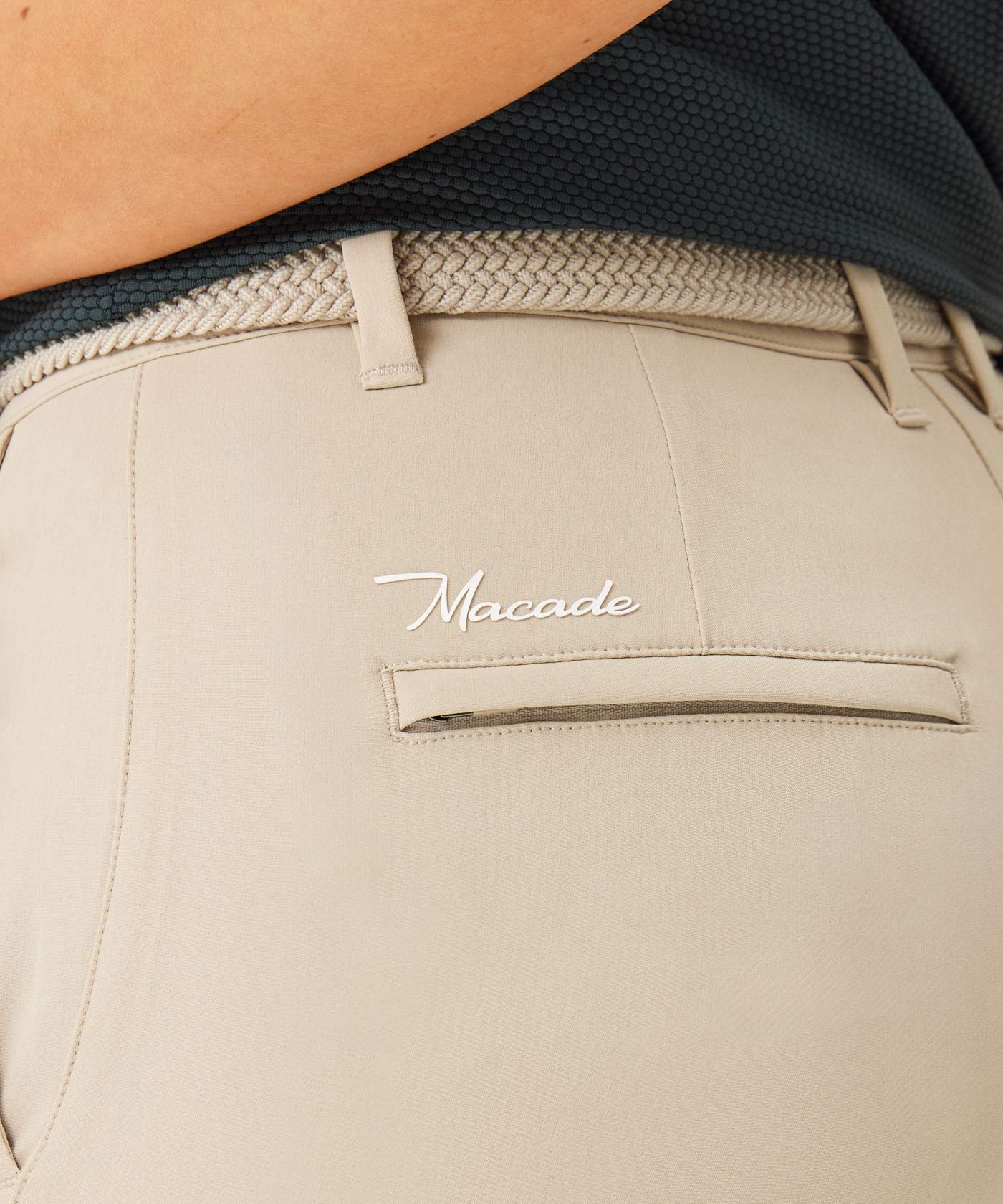 Ecru Four-Way Stretch Jogger