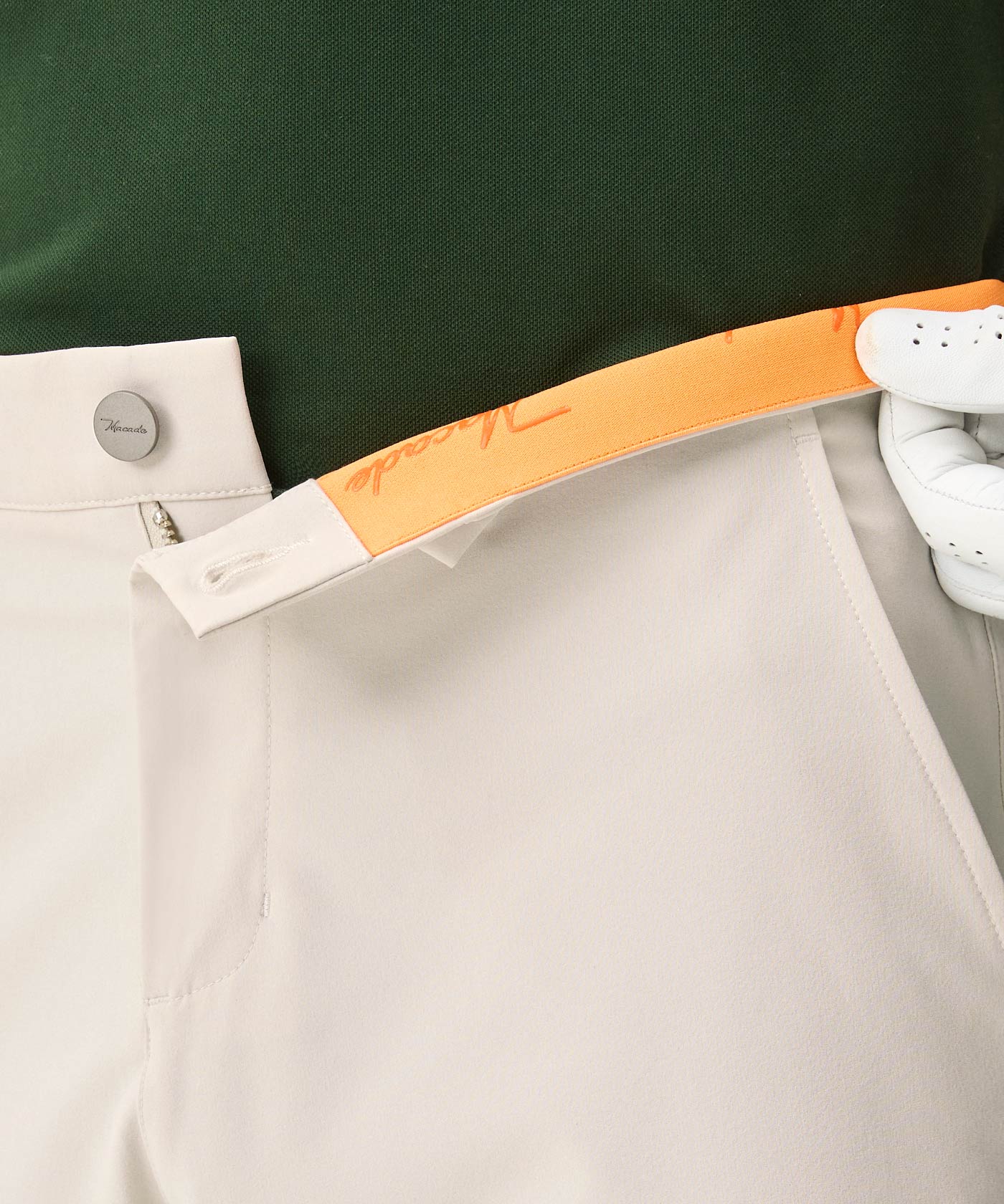 Tan Four-Way Stretch Shorts