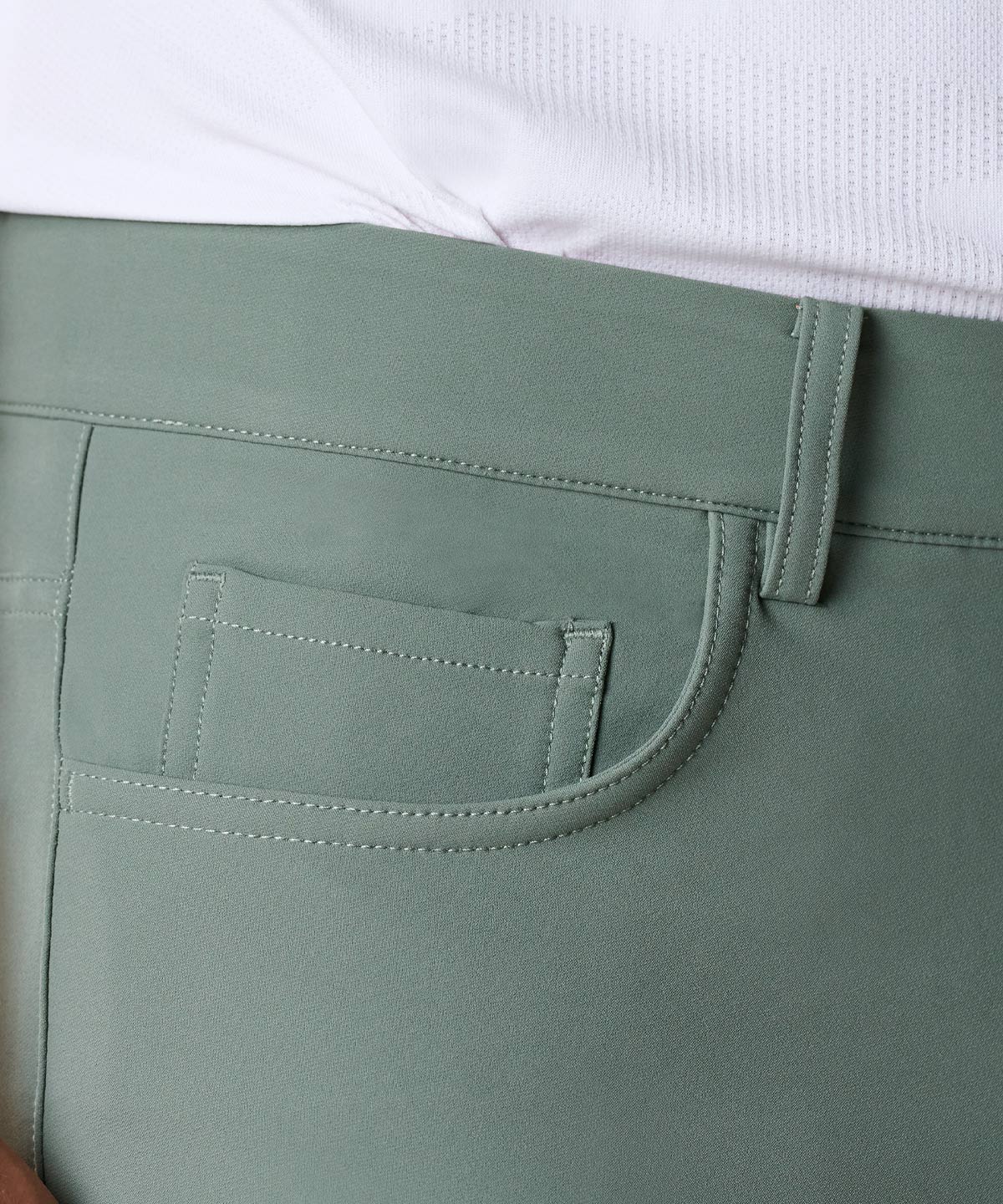 Travis Basil Green Stretch Trouser Macade Golf