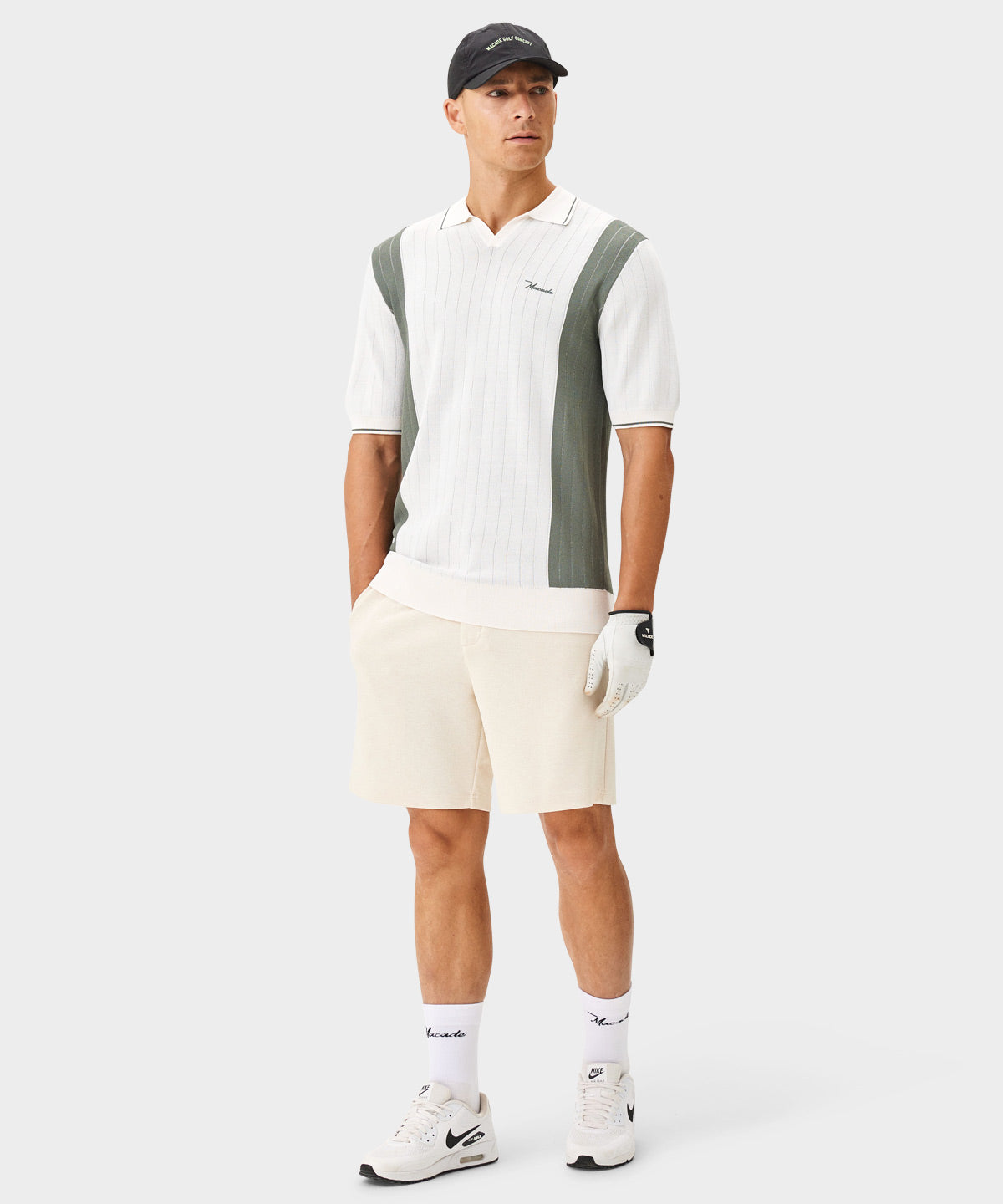 Bone TR Knit Shirt Macade Golf