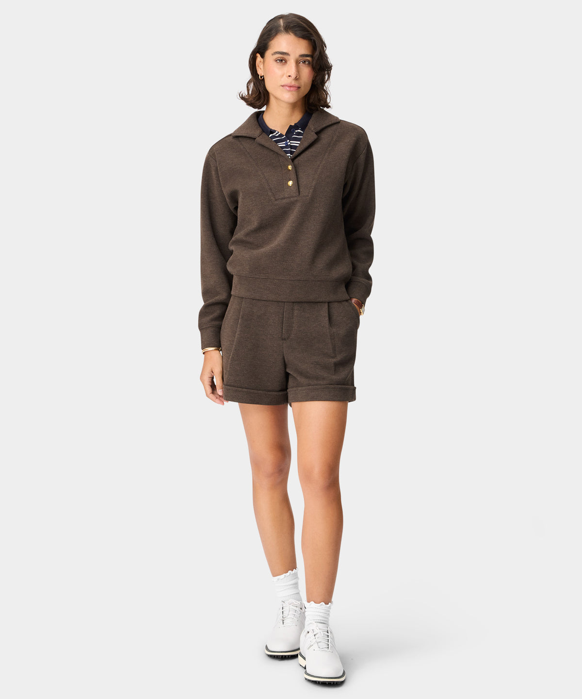 Penny Wool Sweatshirt - Brown