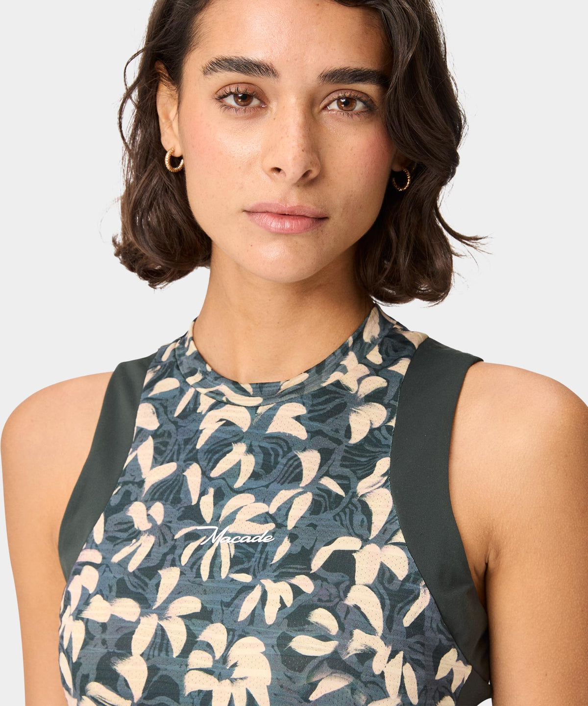 Inez Sleeveless Dress - Fairway Tropics (AOP)