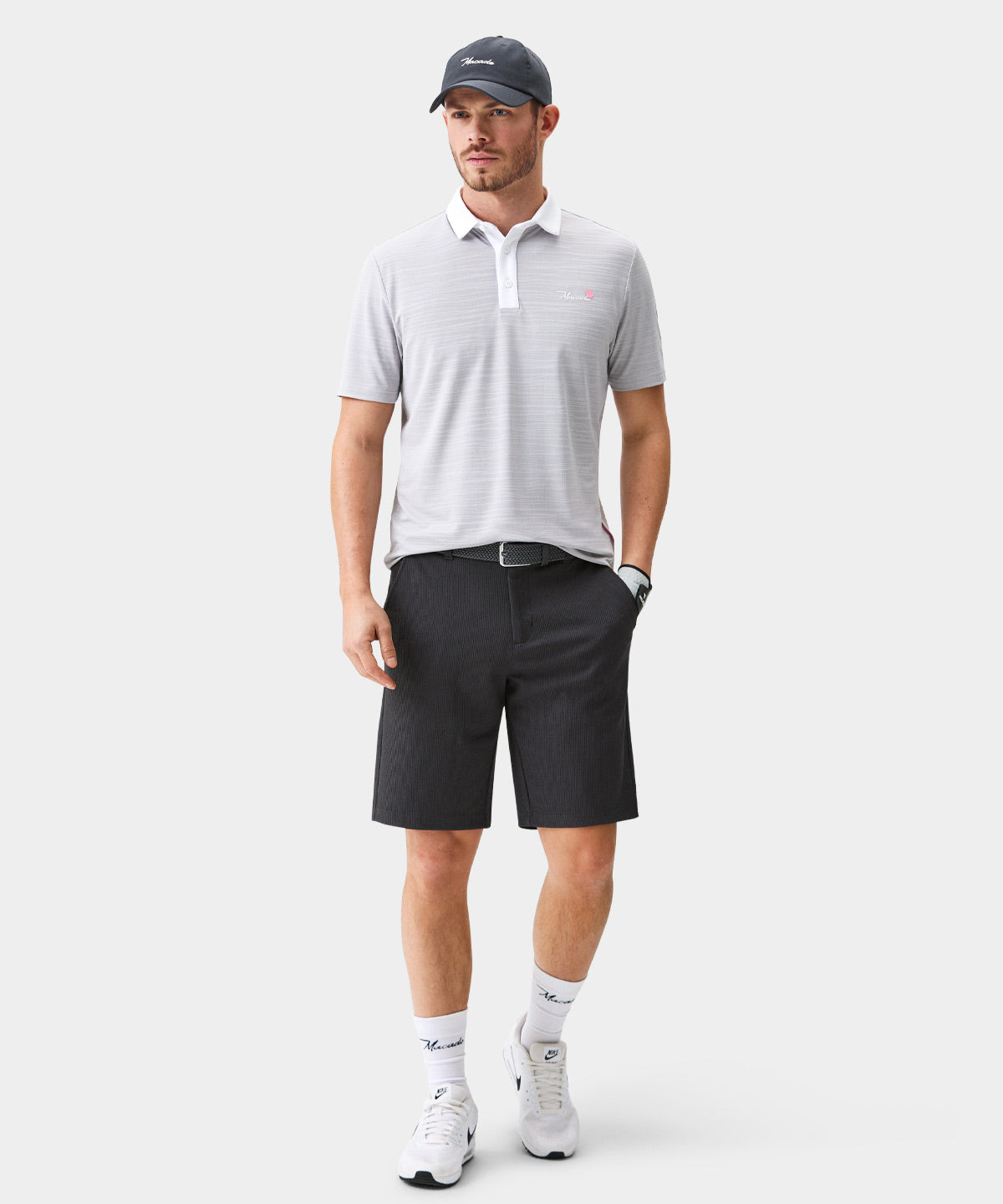 Light Grey TR Tour Shirt Macade Golf