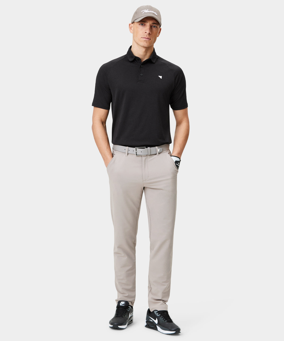 Black Jupiter Air Shirt Macade Golf