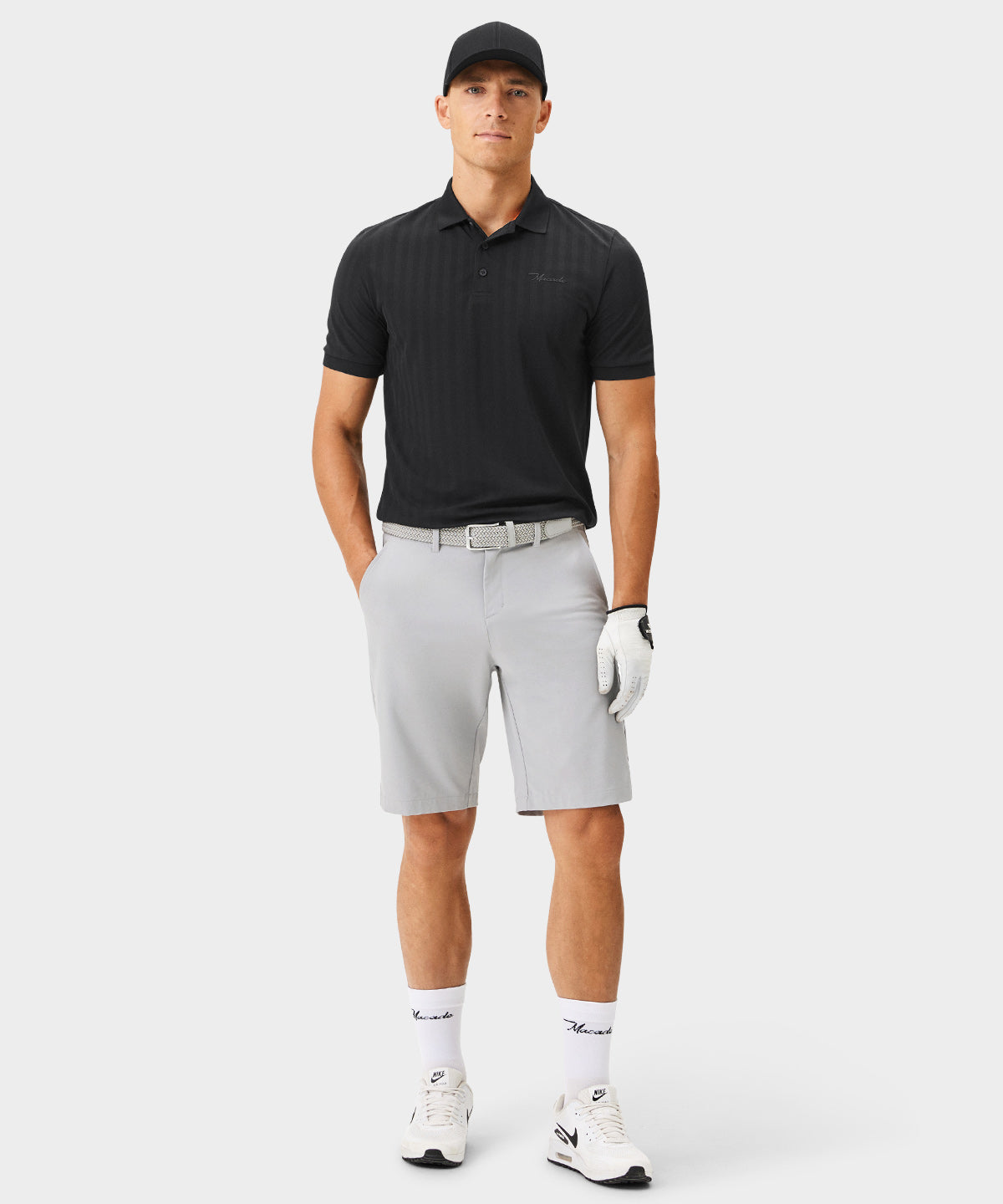 Logan Black Tech Shirt Macade Golf