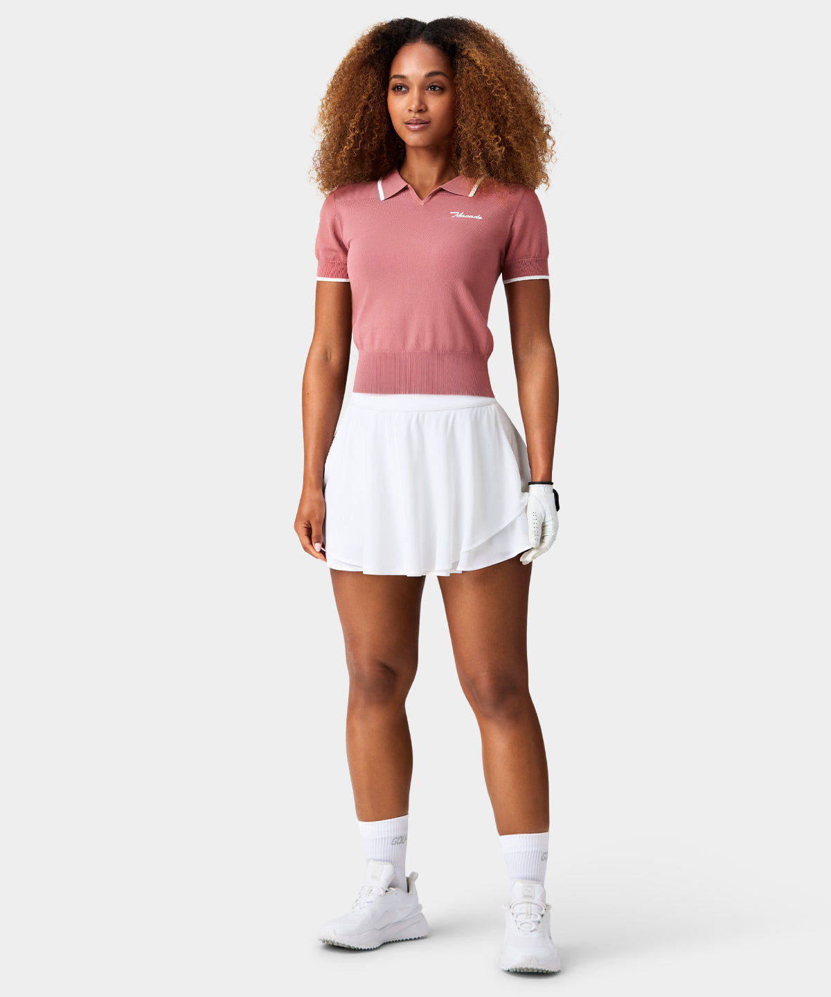 Blush Range Knit Polo