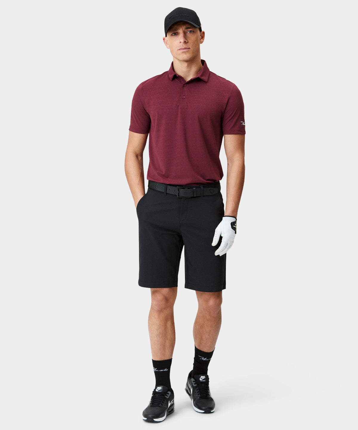 Burgundy TX Tour Shirt Macade Golf