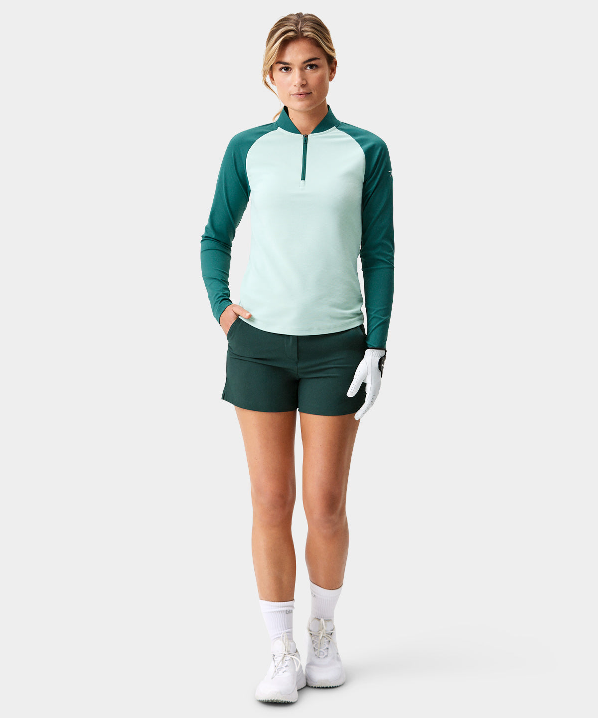 Mint Tech Bomber Zip