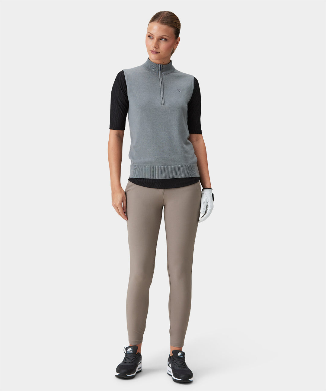Slate TX Knit Vest Macade Golf