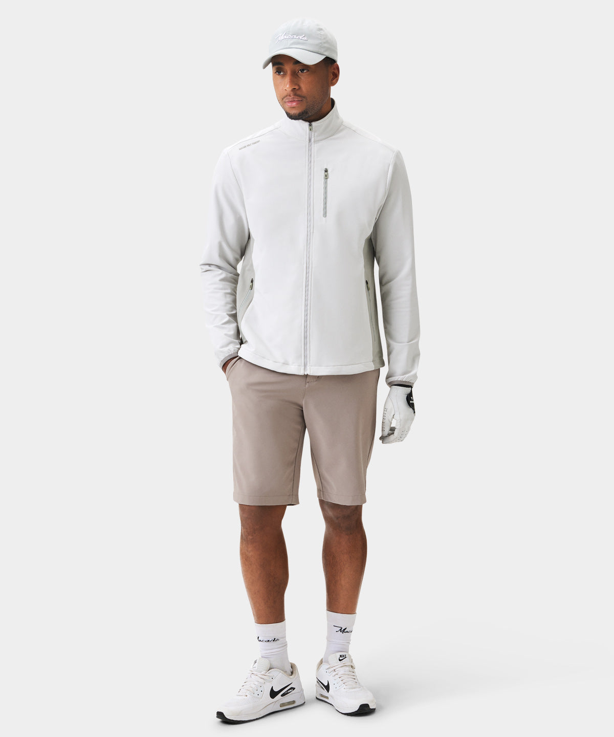 Storm Off-White Wind Jacket Macade Golf