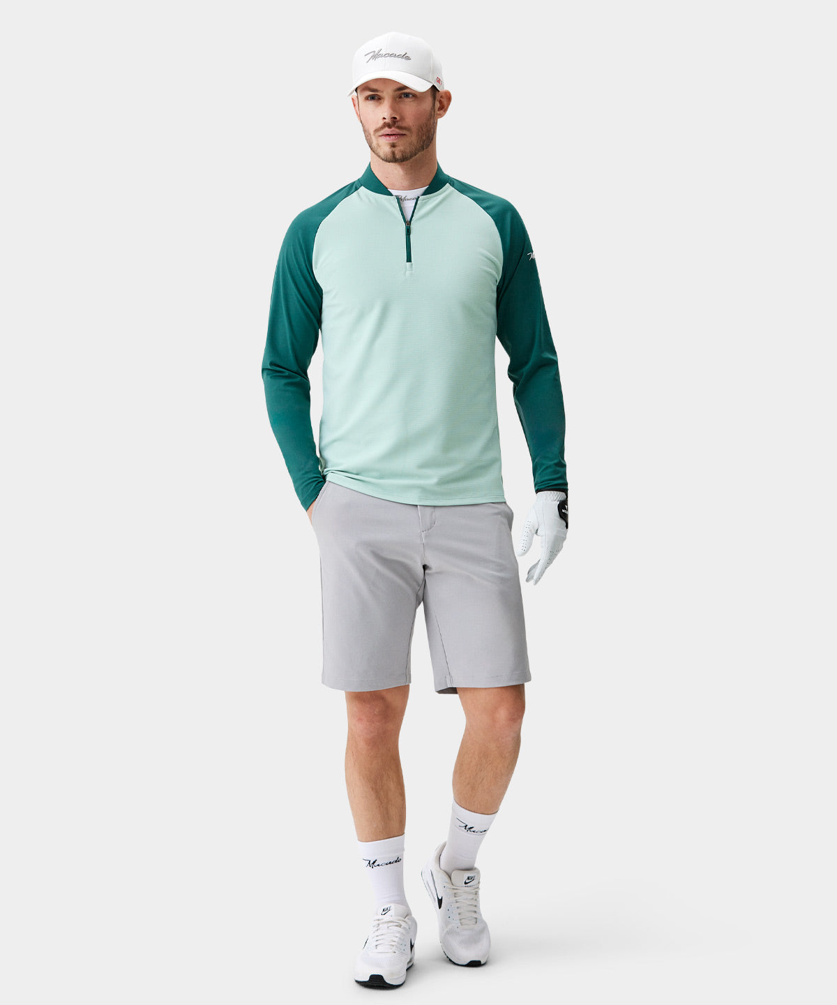 Tech Bomber Zip - Mint