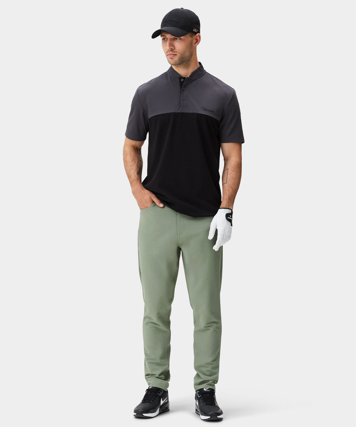 Nash Jade Bomber Shirt Macade Golf