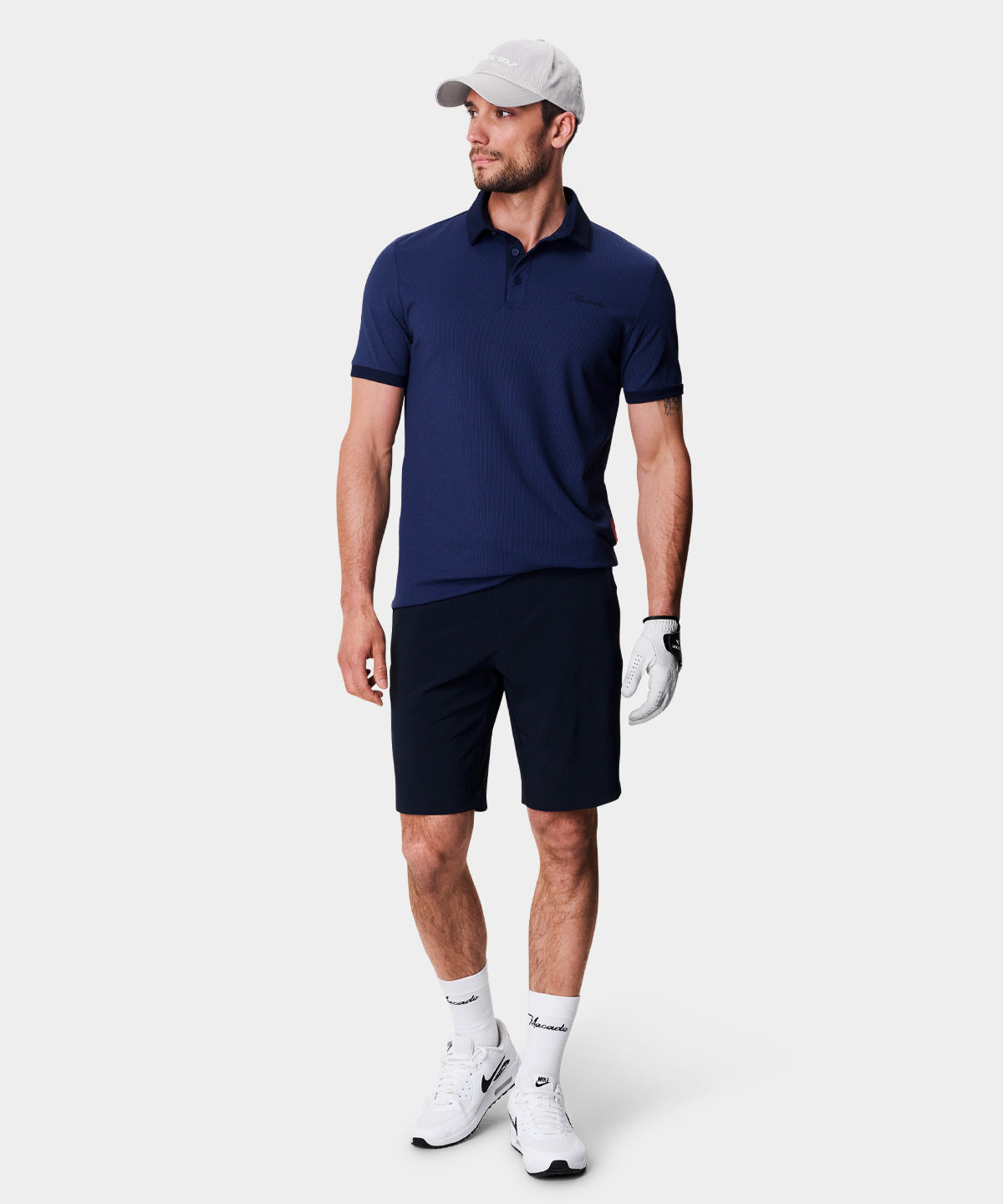 Jeston Dark Blue Polo Shirt Macade Golf