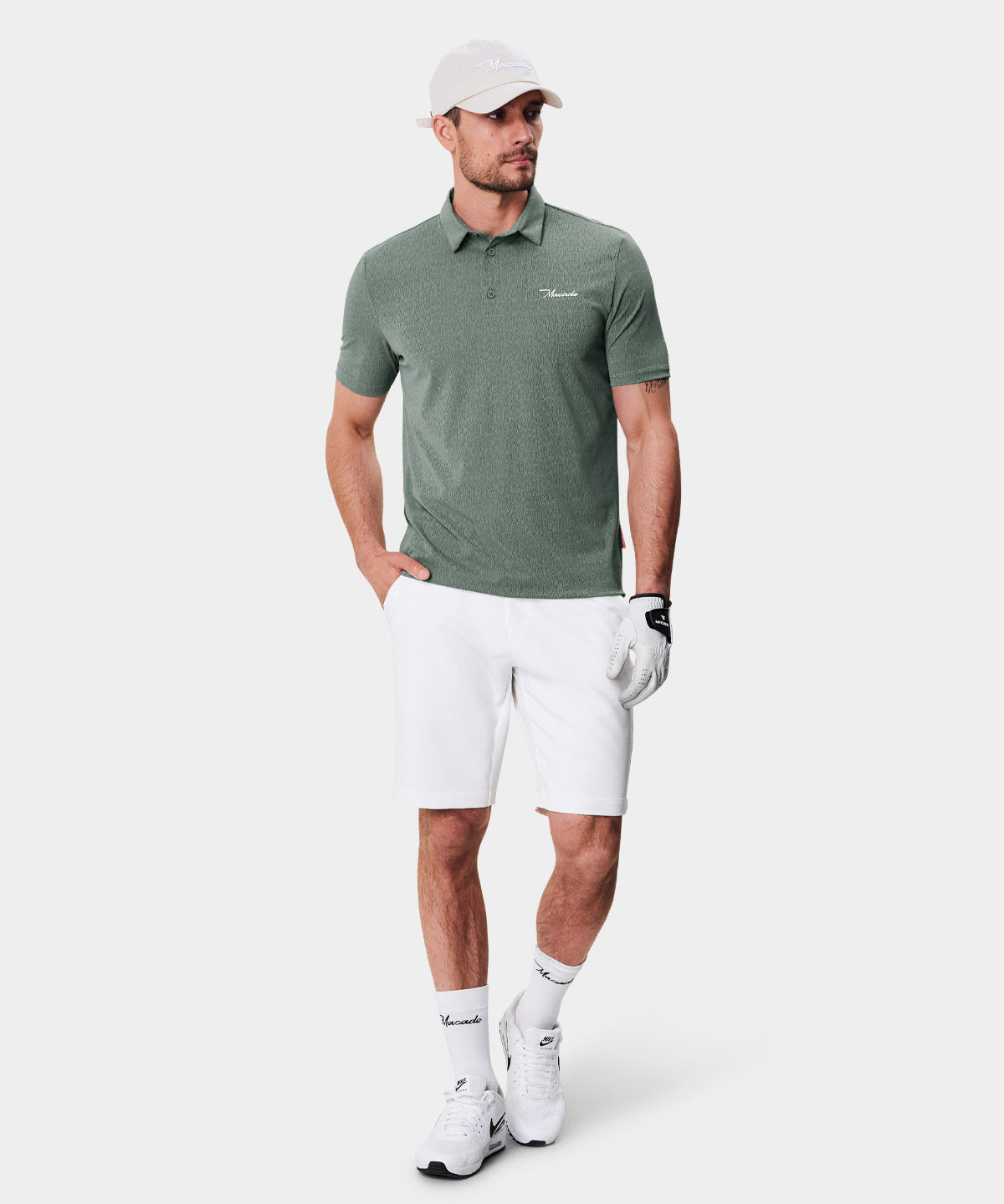 Tate Sage AR Shirt Macade Golf