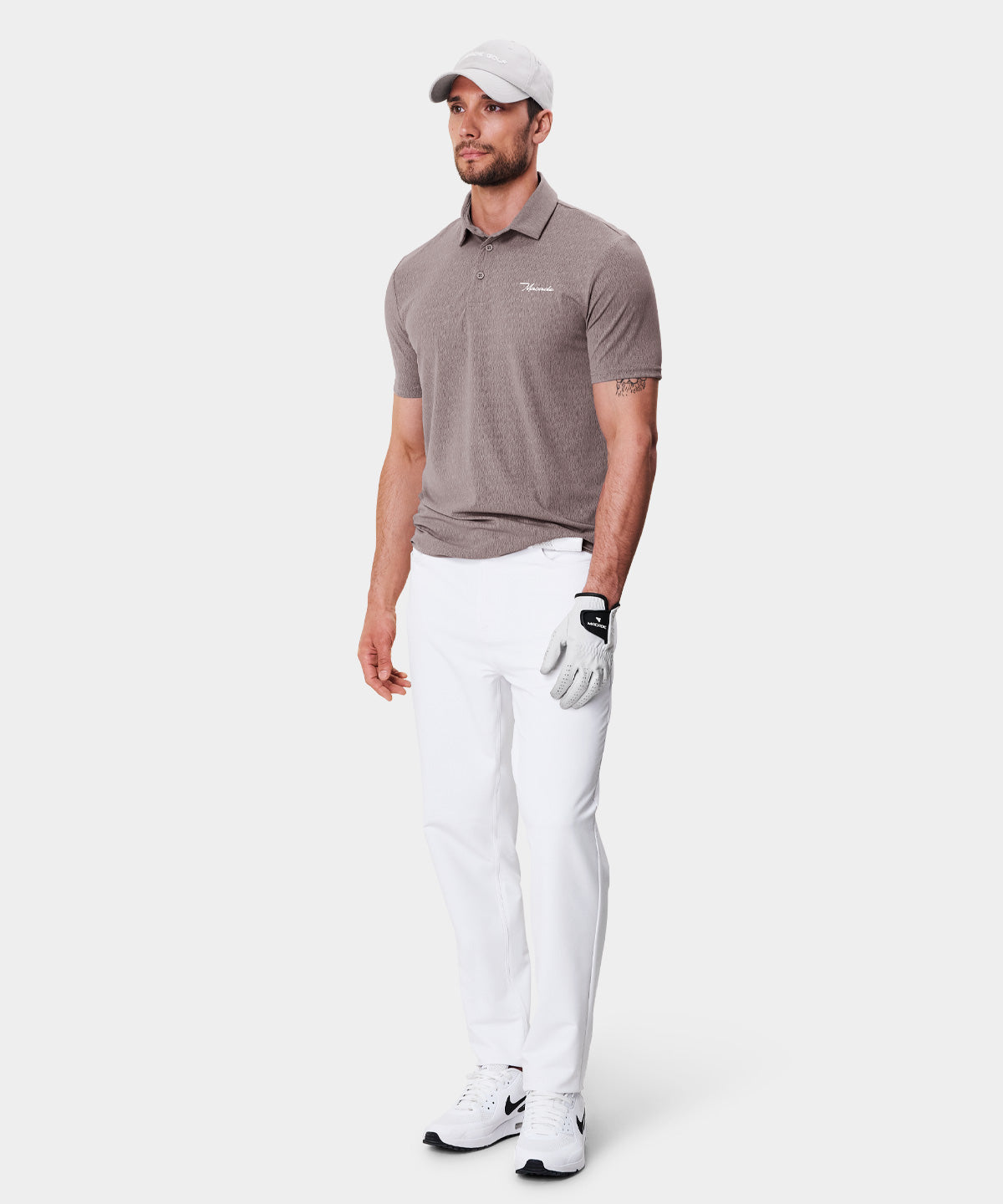 Tate Ash Grey AR Shirt - Macade Golf