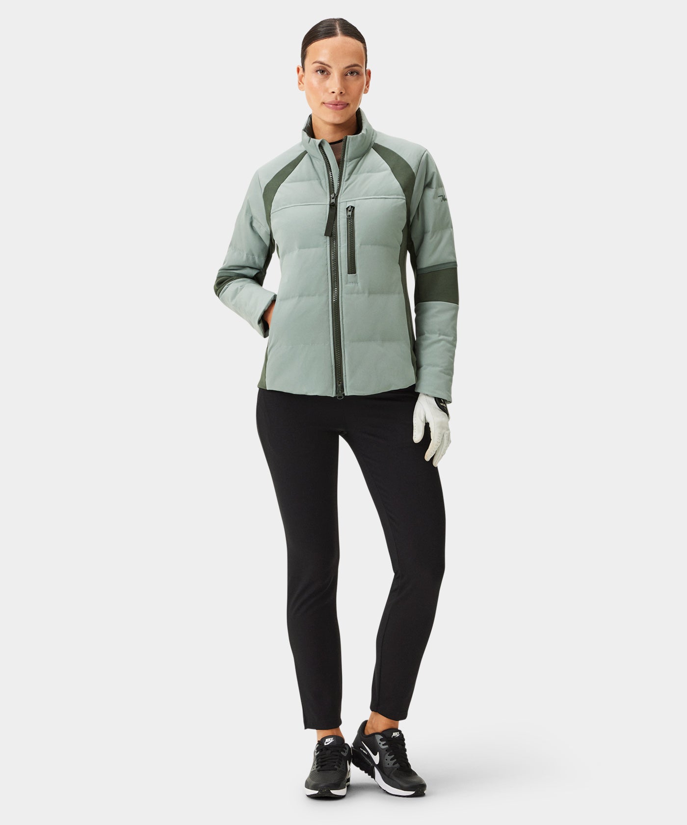 Teal Padded Core Tech Jacket