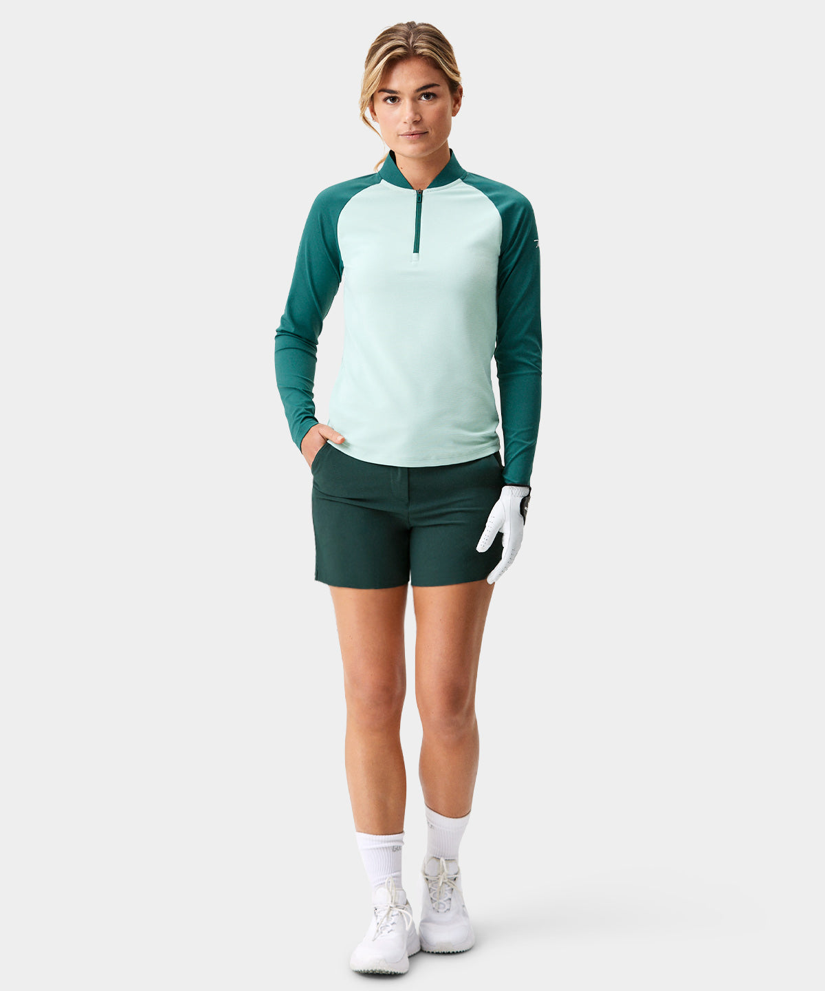 Teal Flex Shorts Macade Golf